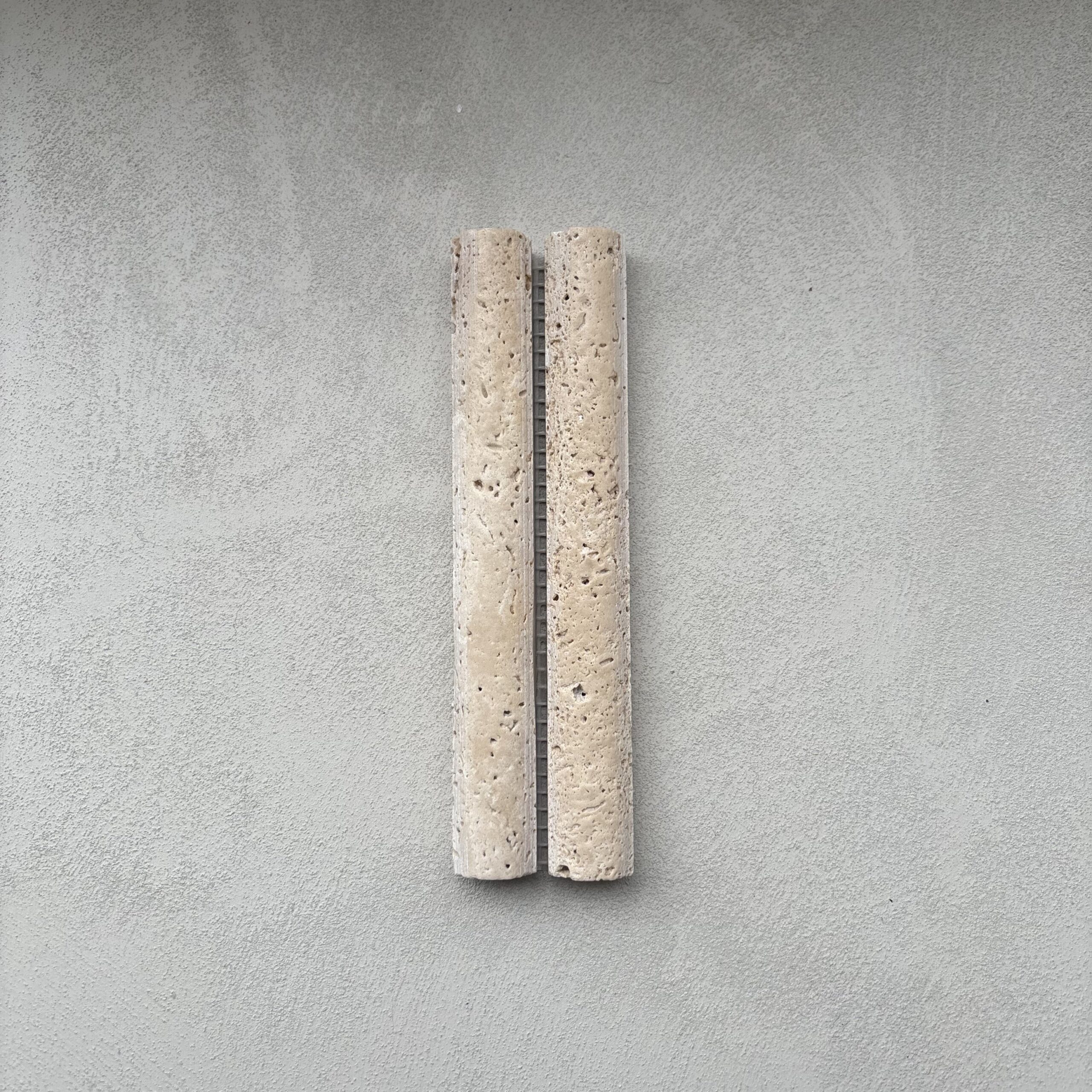 Travertin flute - sample