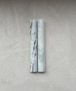 Jade green marble flute - sample