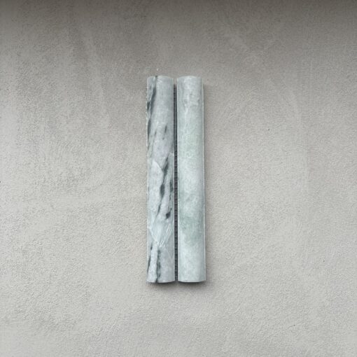 Jade green marble flute - sample