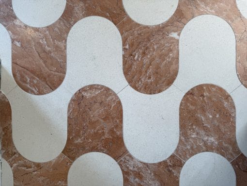 Dune tea rose marble - sample - Afbeelding 2
