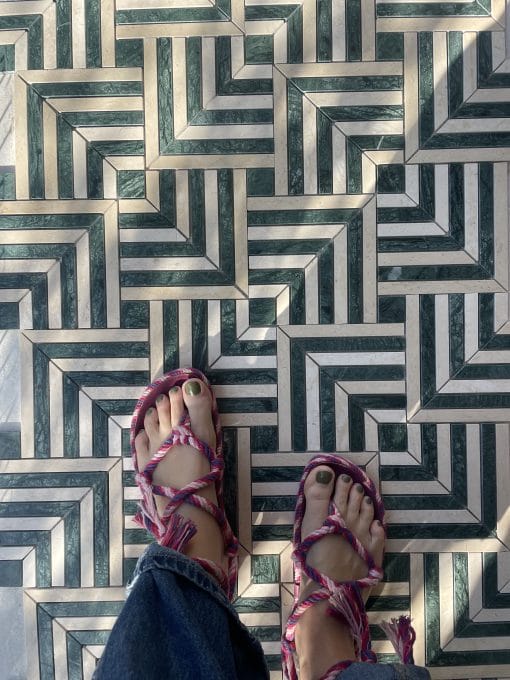 Harlow indian green marble - sample - Afbeelding 5
