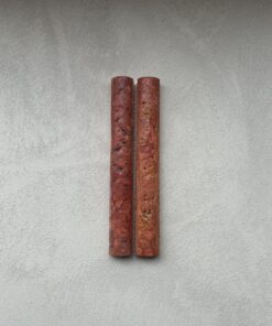 Travertin terracotta flute - sample