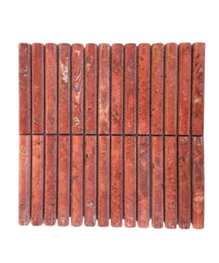 Lulu red travertin - flute