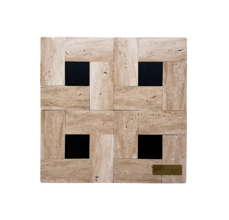 Harper travertin / nero marquina