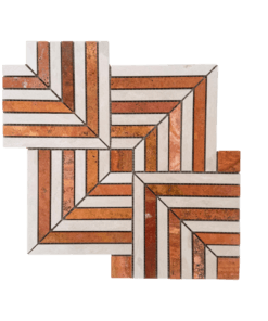 Harlow red travertin