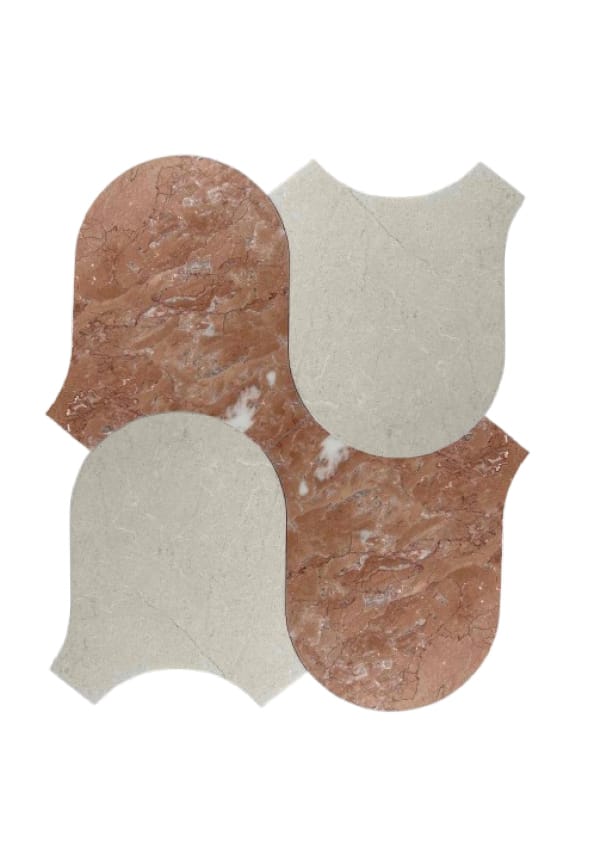 Dune tea rose / limbra stone