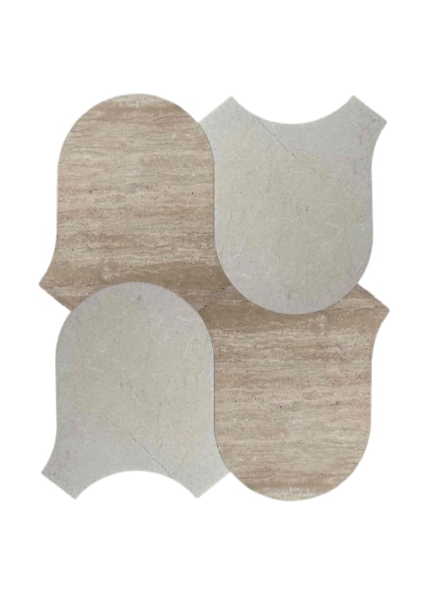 Dune beige travertin / crema marfil