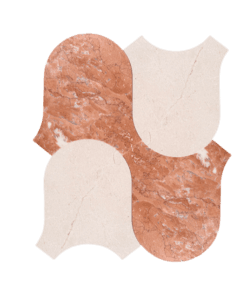 Dune tea rose / crema marfil