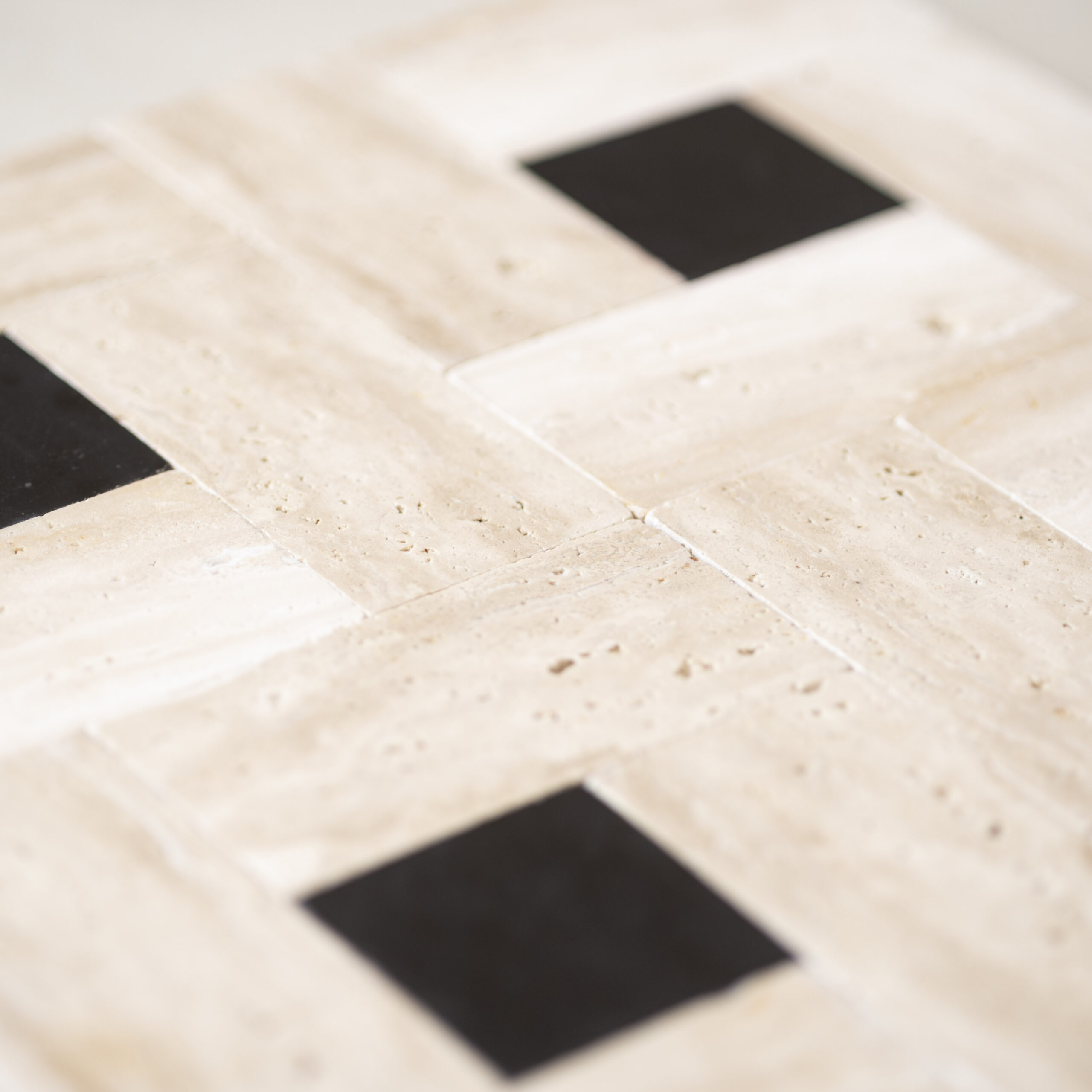Harper travertin / nero marquina - Afbeelding 2