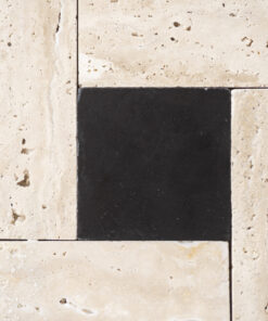 Harper travertin / nero marquina - Afbeelding 3