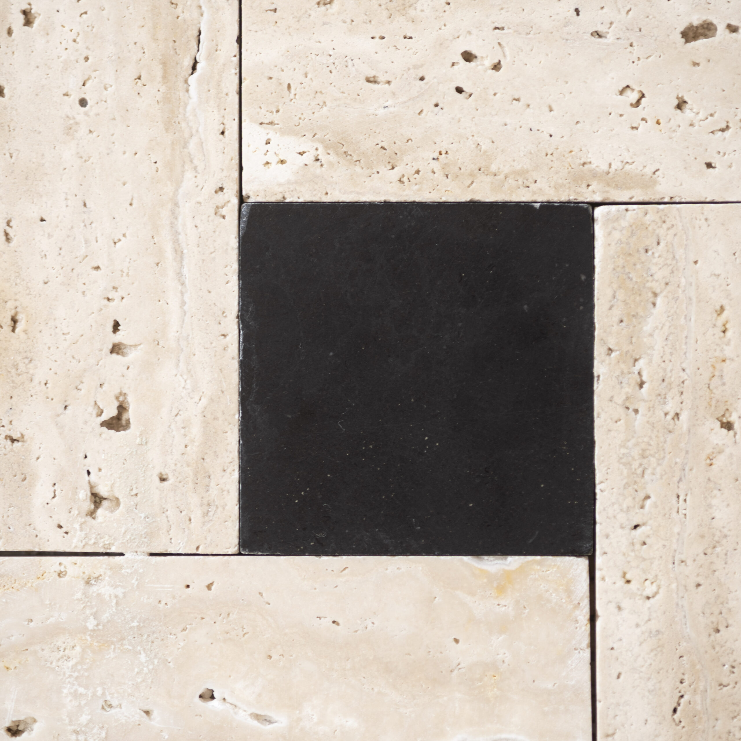 Harper travertin / nero marquina - Afbeelding 3